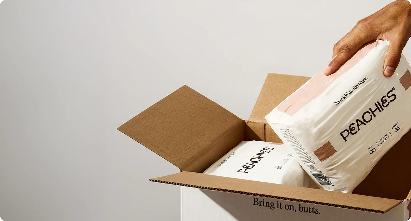 Peachies nappy packs